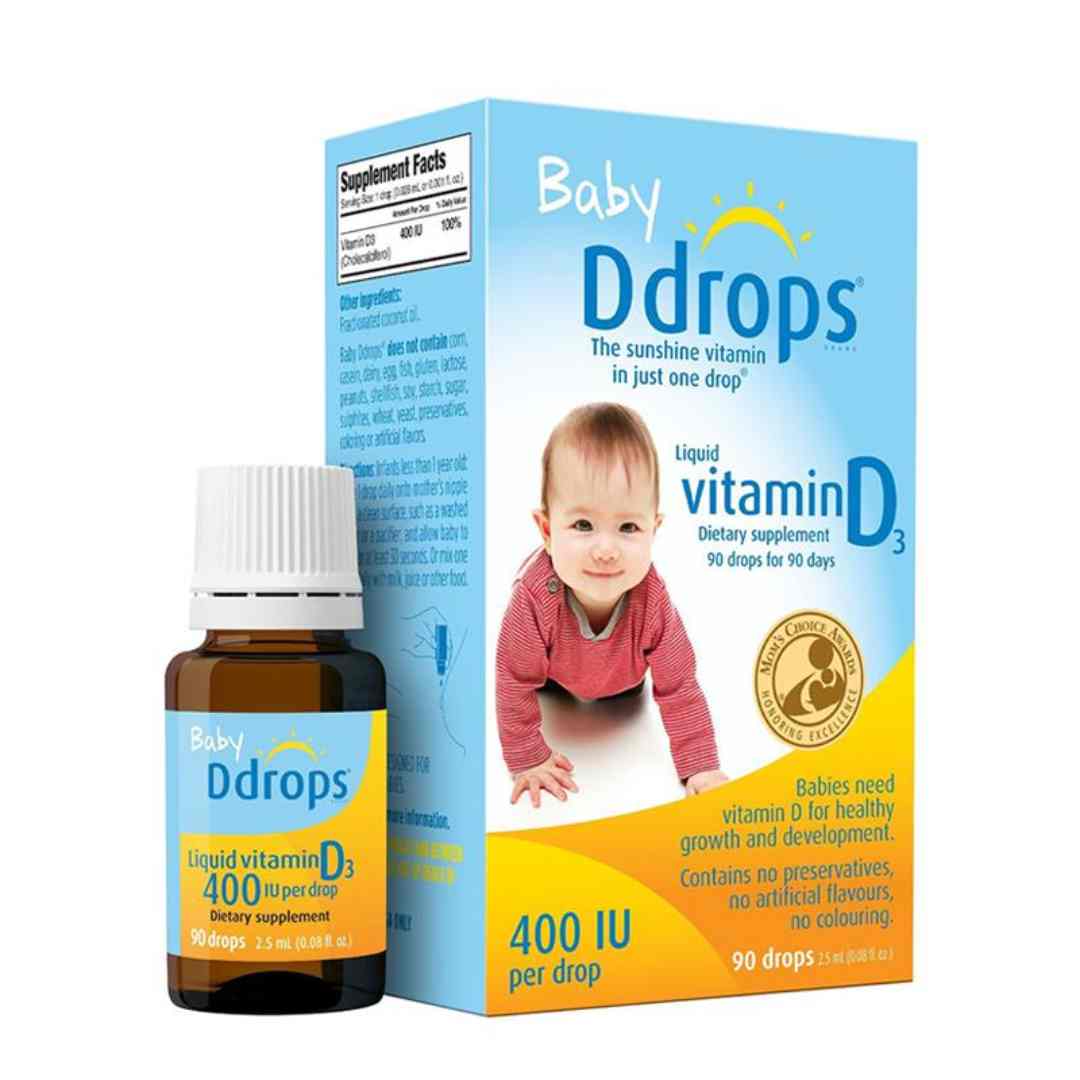 Baby Ddrops Vitamin D3 giúp trẻ phát triển có sức khỏe tốt