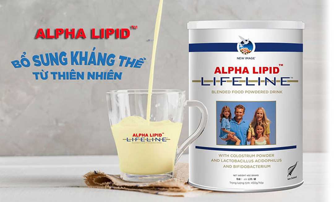 Sữa non Alpha Lipid bổ sung kháng thể từ thiên nhiên