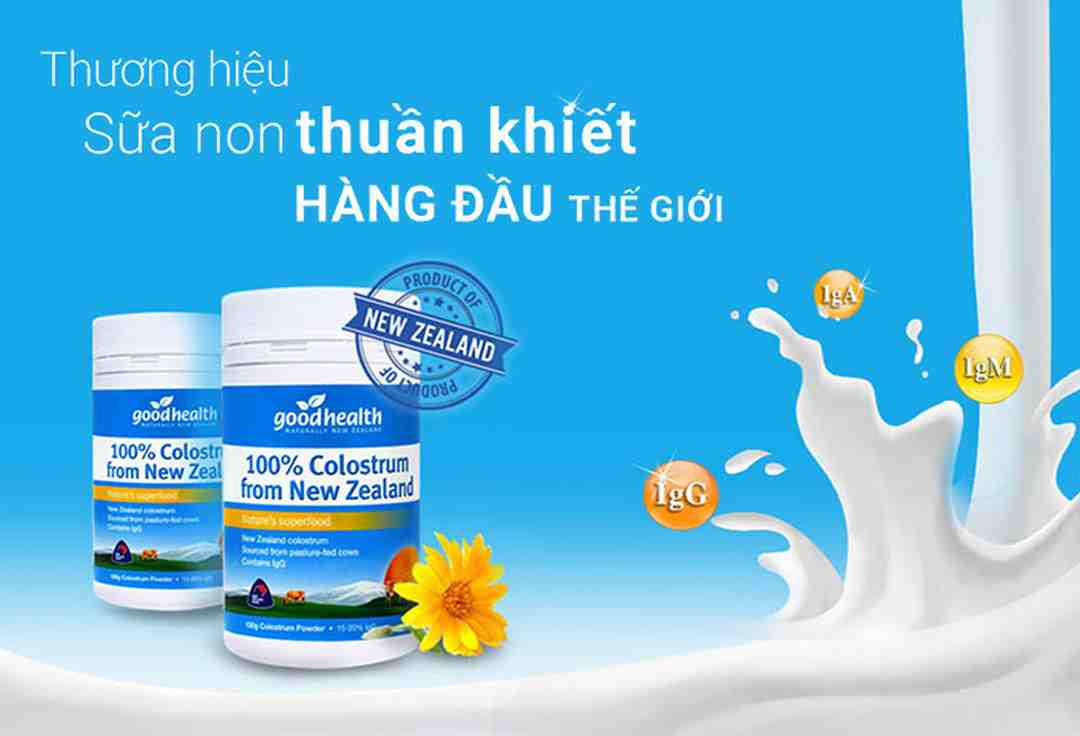 Sữa non Good Health 100% Colostrum fom NewZealand