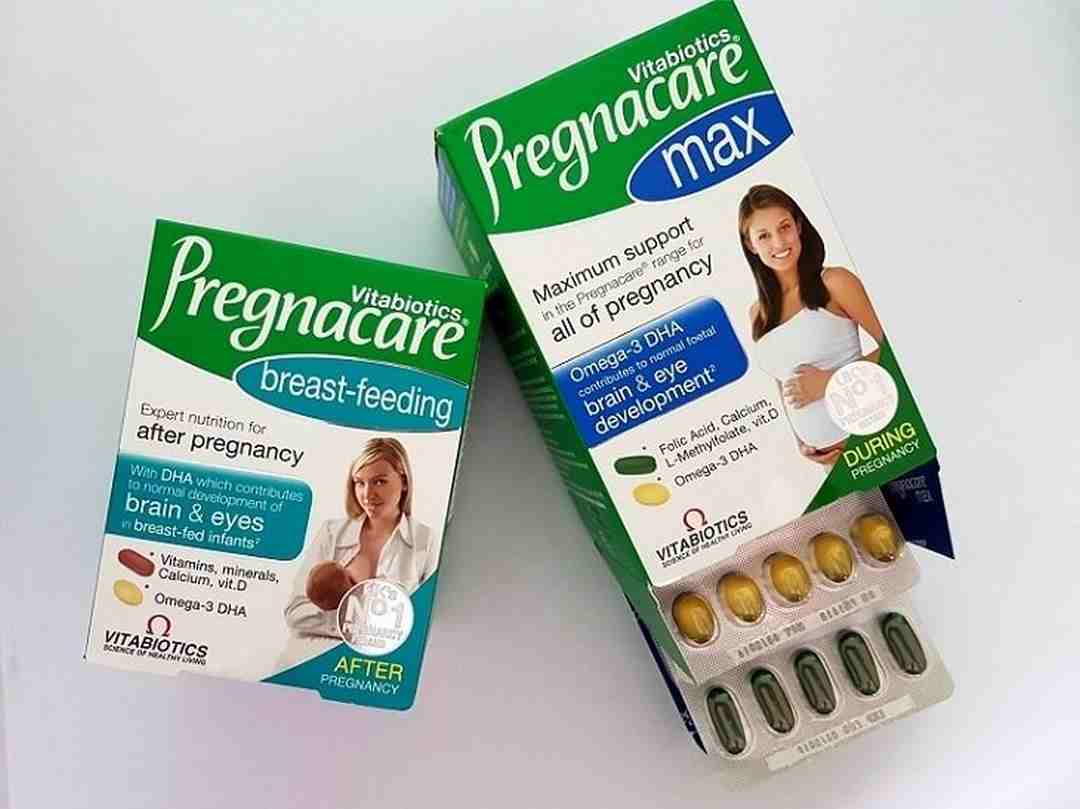 Pregnacare Breast-feeding giúp tăng cường canxi, DHA