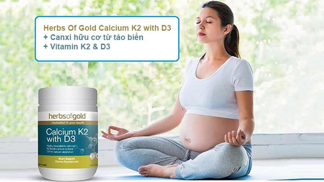 Herbs of Gold Calcium K2 with D3