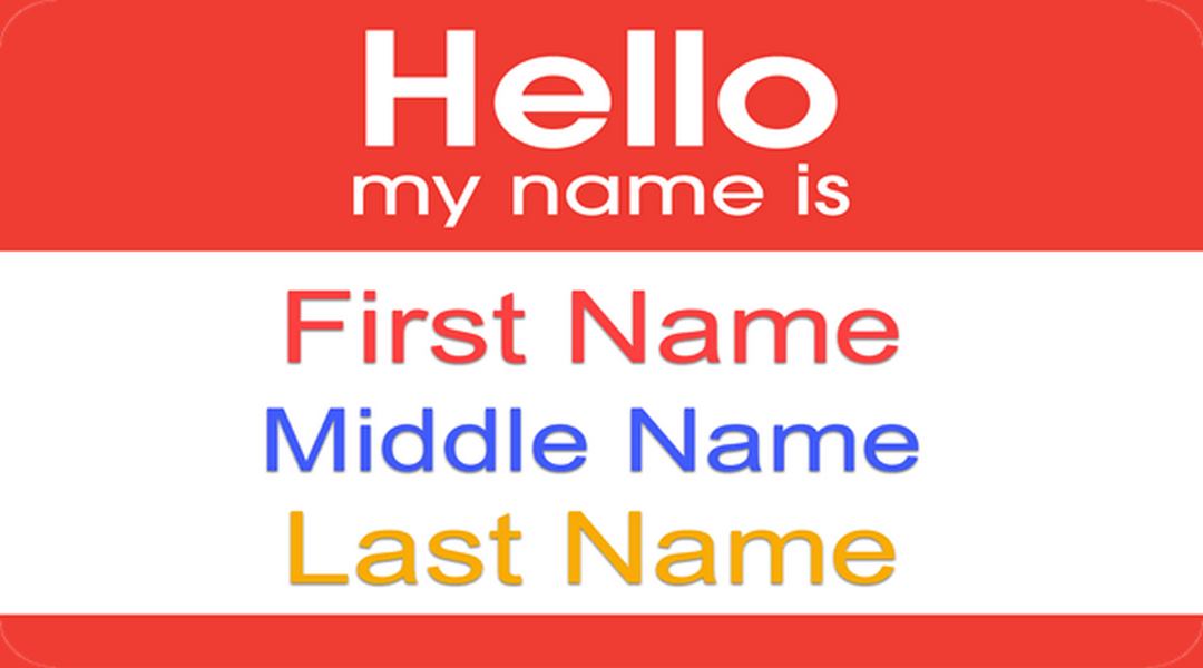 Một số cách sử dụng first name 