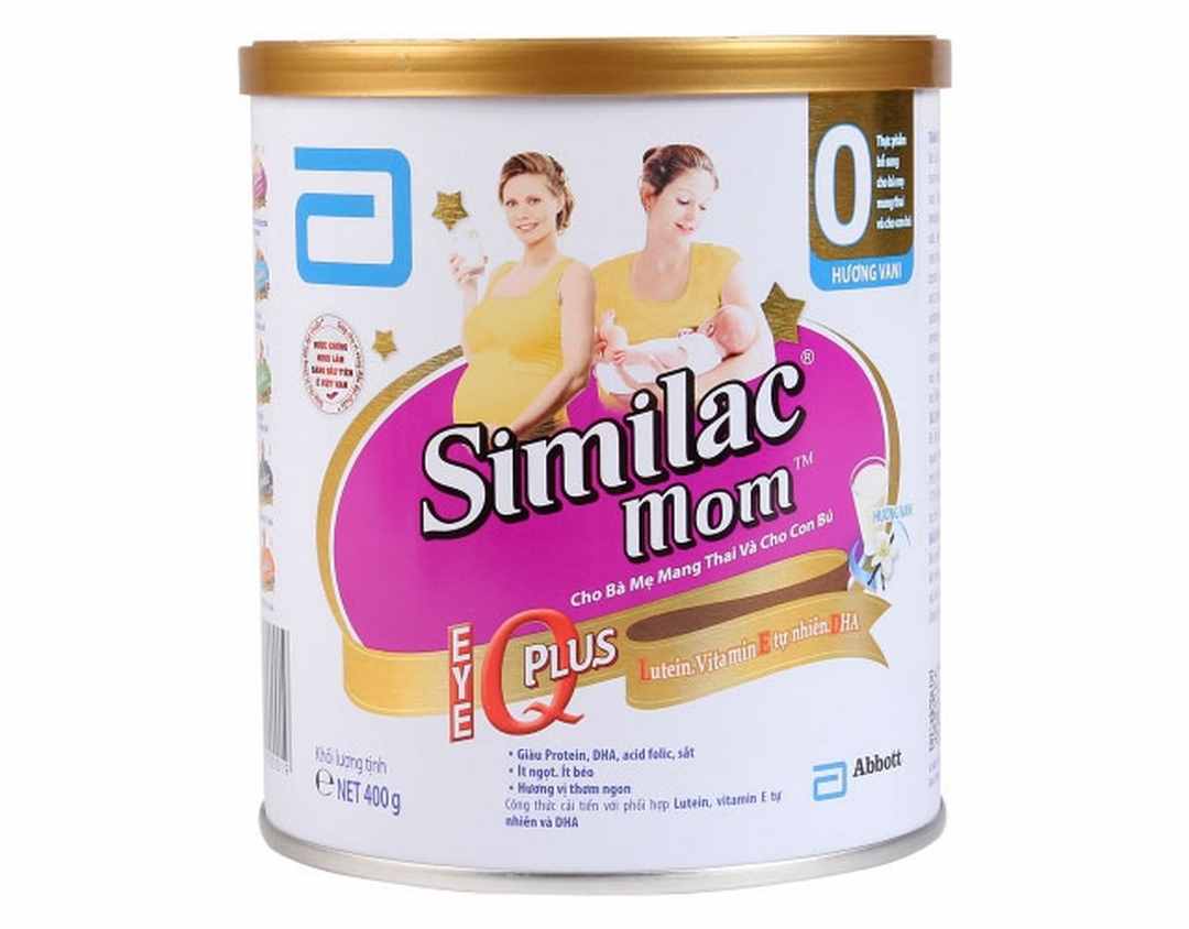 Sữa bầu Abbott Similac Mom IQ Plus giúp bé phát triển trí não tối ưu.