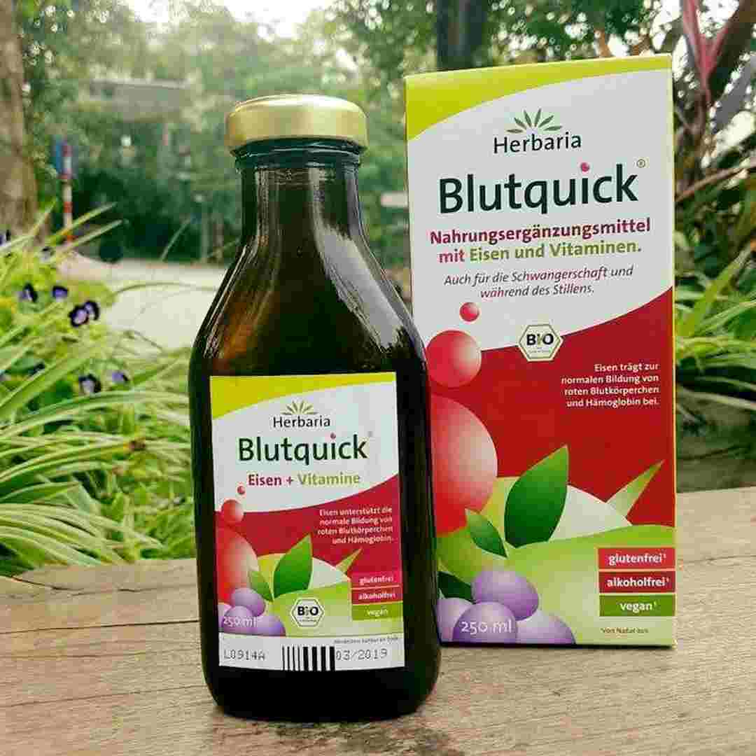 Siro bổ sung sắt Blutquick Herbaria