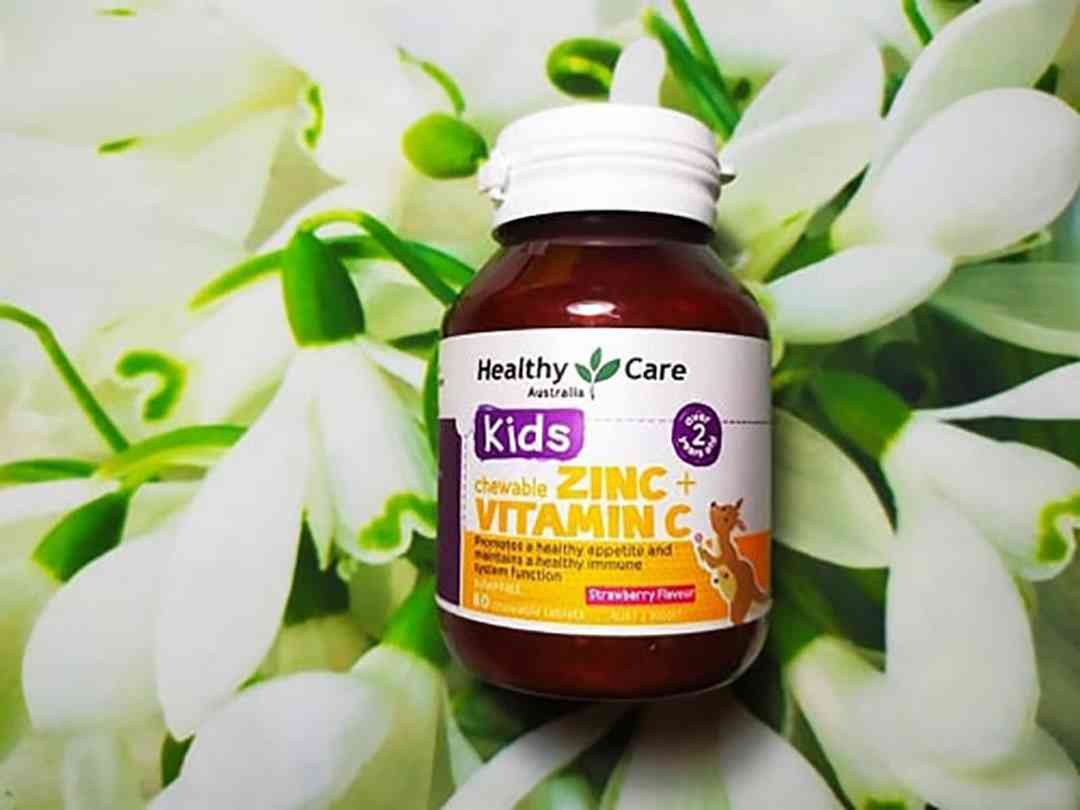 Viên uống bổ sung kẽm cho trẻ Healthy Care ZinC + Vitamin C