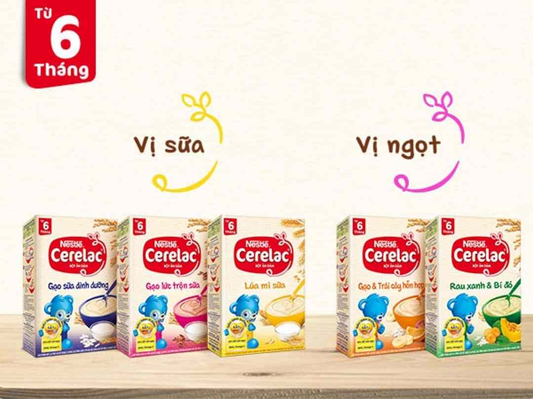 Bột ăn dặm Nestle Cerelac