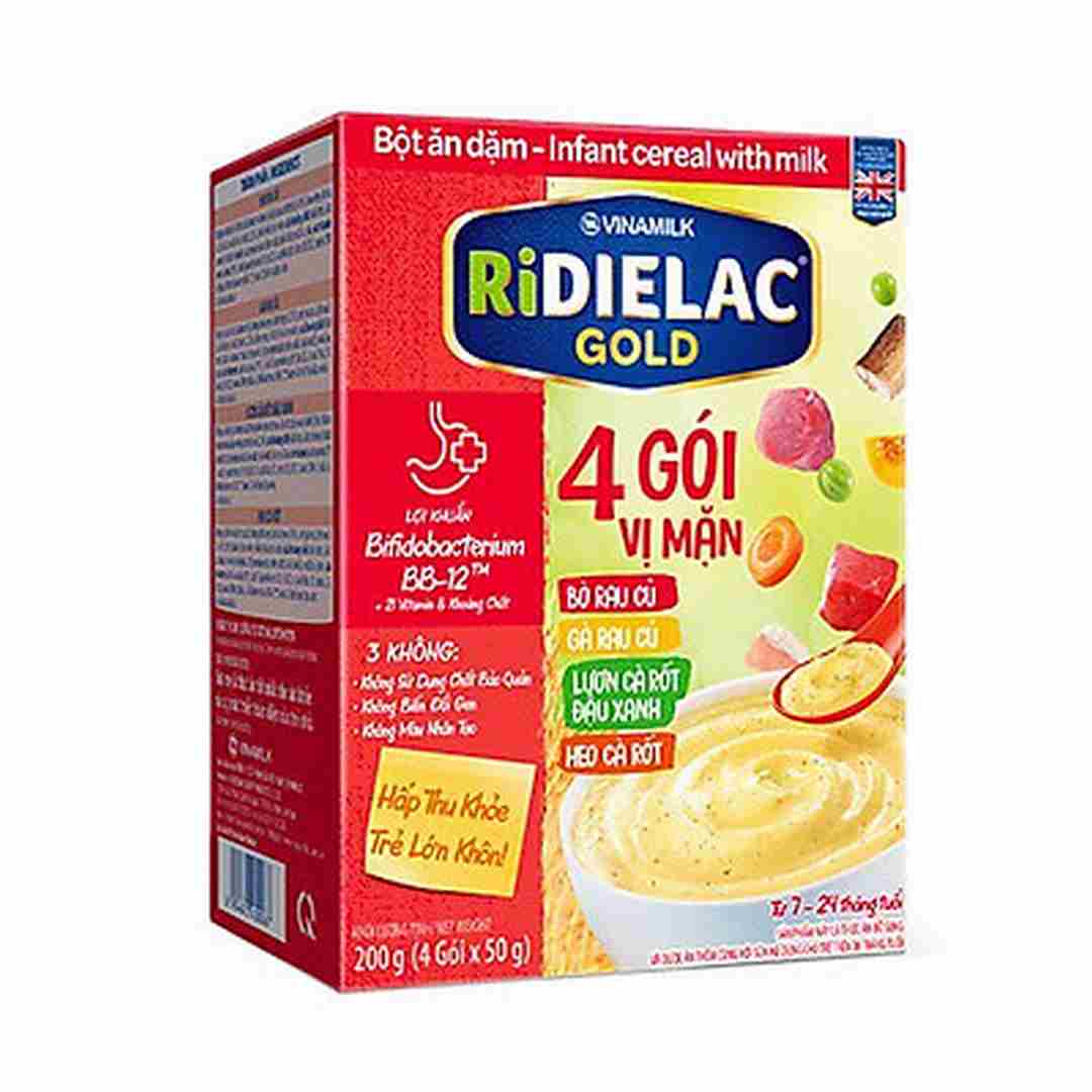 Bột ăn dặm mặn RiDielac Gold