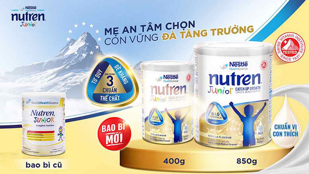 Sữa Nutren Junior dinh dưỡng y học cao năng lượng