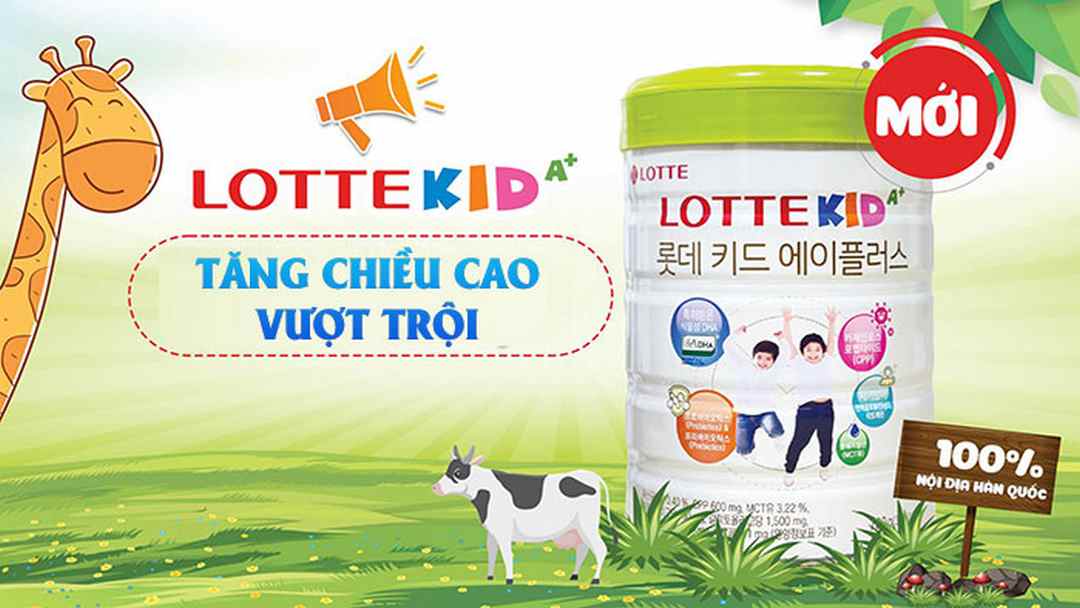 Sữa Lotte Kid A+ 